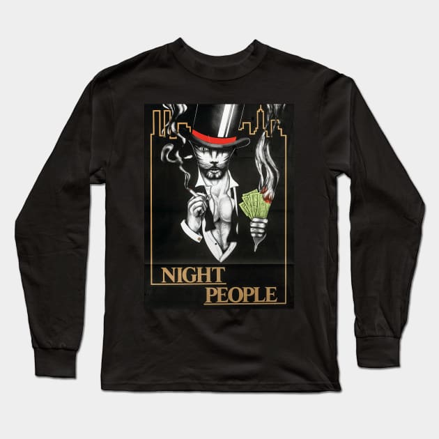 1982 Night People Long Sleeve T-Shirt by FauziKenceng